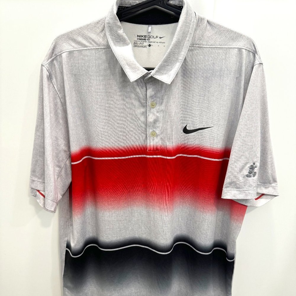 Men's Nike Golf Polo Dri Fit Standard Fit Performance Mickey Mouse Golf Shirt L
